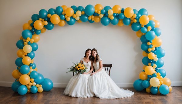 L'élégance de l'arche de ballon pour vos photos mémorables